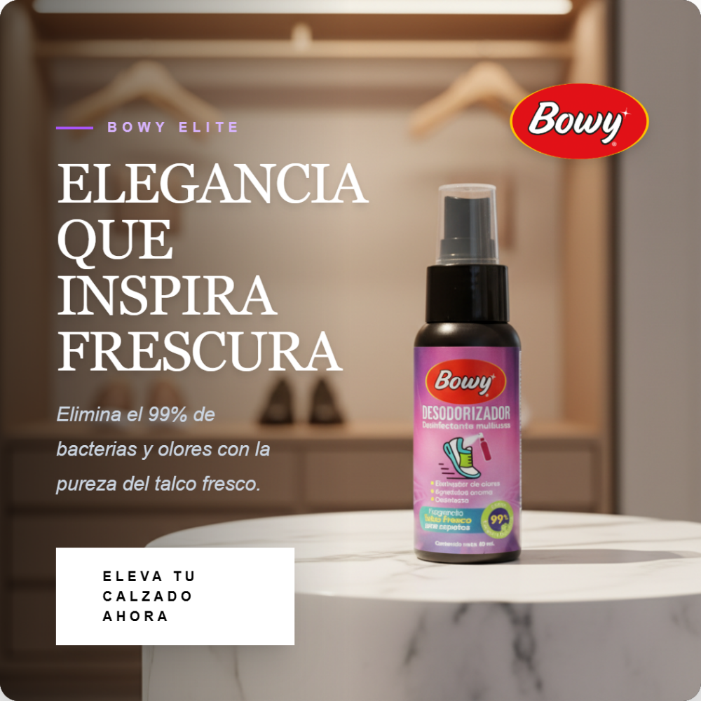 Desodorizador Bowy - Eliminador de Olores y Bacterias para Calzado
