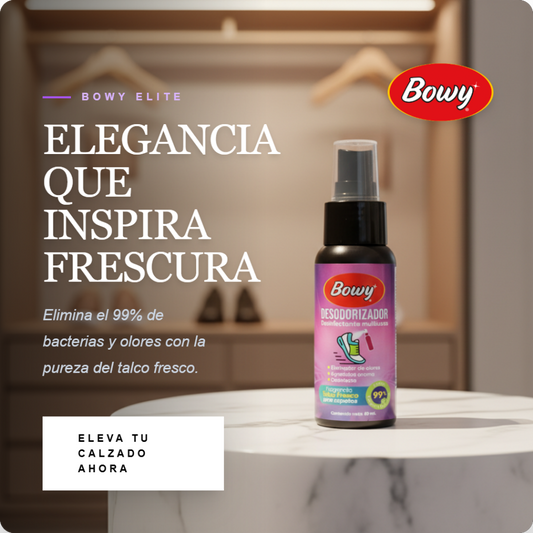 Desodorizador Bowy - Eliminador de Olores y Bacterias para Calzado