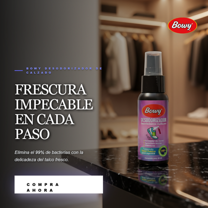 Desodorizador Bowy - Eliminador de Olores y Bacterias para Calzado